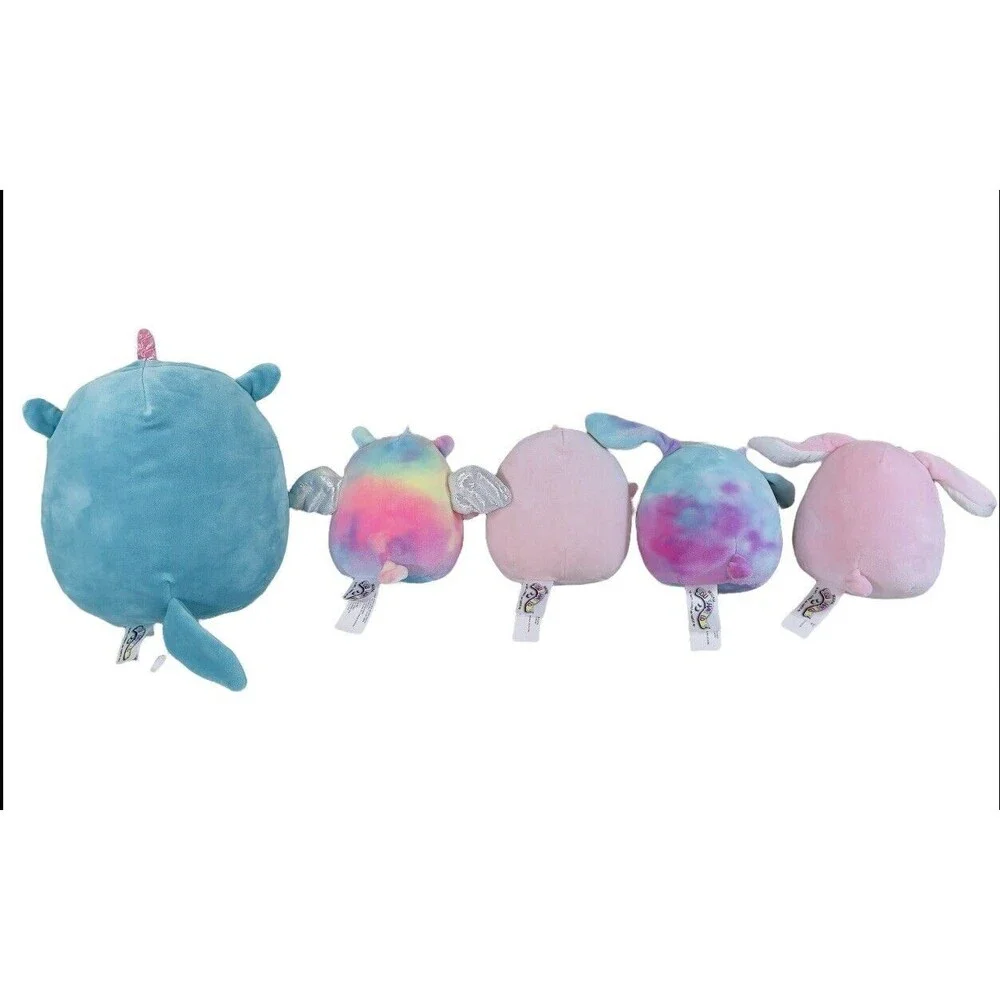 Squishmallows Kellytoy- Bundle Of 5 Plush Toy‎ Stuffed Animals Easter READ Info